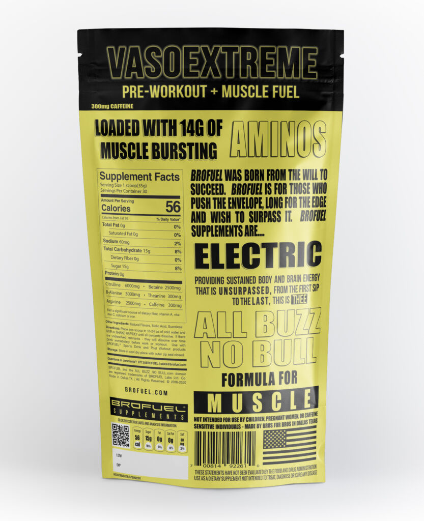 BCAA Creatine Glutamine 13 GRAMS — BROFUEL®